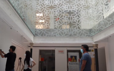 video proyectarse en colegio de arquitectos de toledo