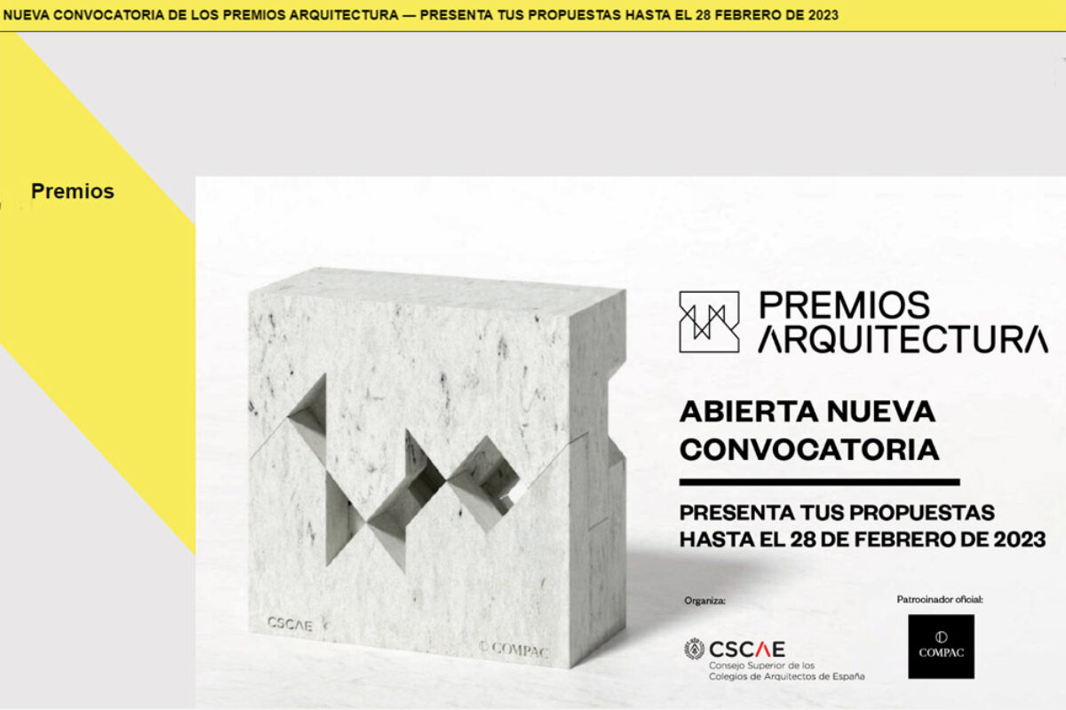 nueva edicion de los premios arquitectura
