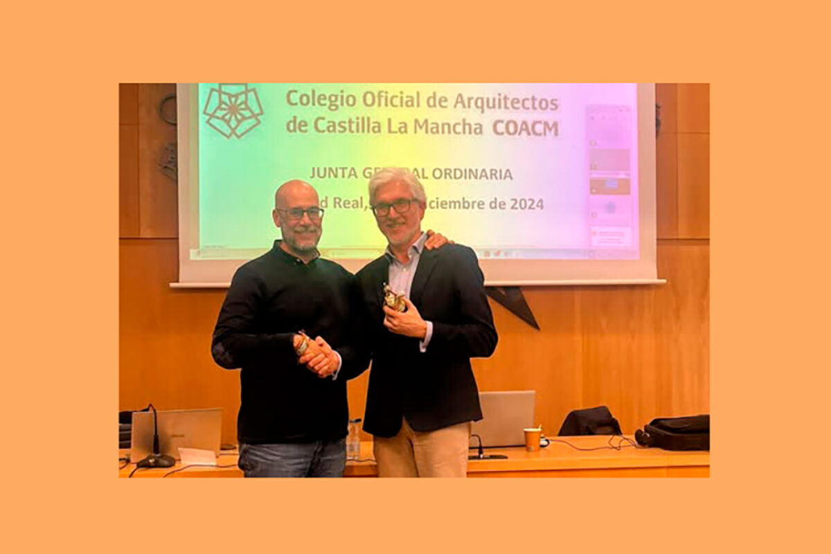 reconocimiento a carlos rojo colegio arquitectos de toledo