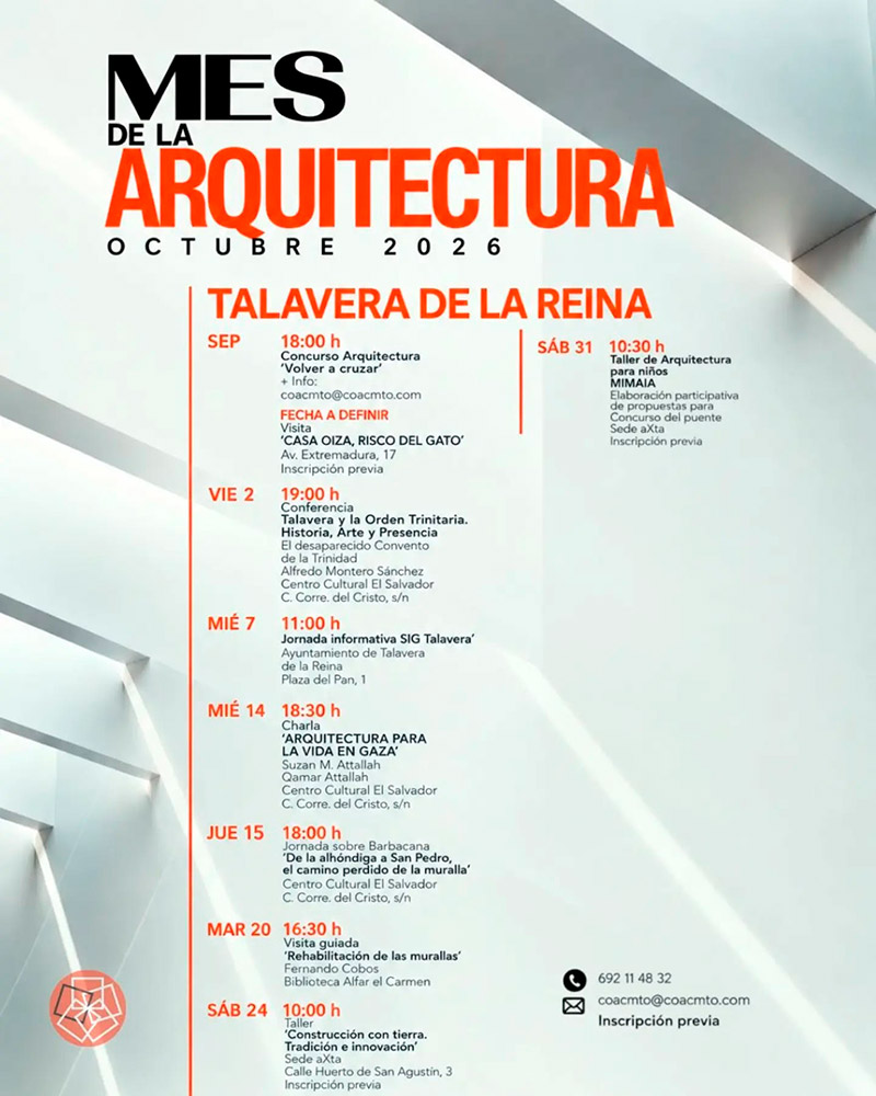 mes de la arquitectura programa talavera