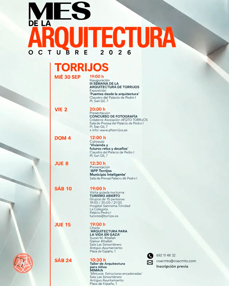 mes de la arquitectura programa torrijos